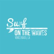 Suef On The Waves Venice Beach Retro Dirty Label