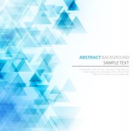 Abstract polygonal triangles poster N15