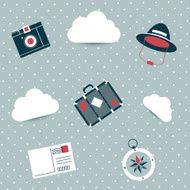 Wallpaper design Travel concept