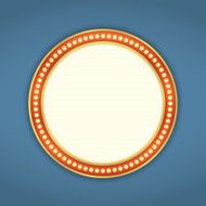Round Retro Banner N2