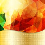 Abstract geometric invitation or poster background