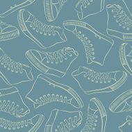 pattern with sneakers