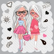 Two girls N17