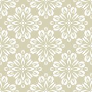 Seamless circle vintage flower pattern N51