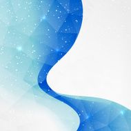 Abstract colorful blue line vector background N4
