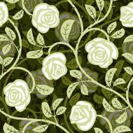seamless abstract rose white background