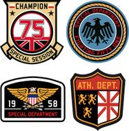 emblem badge shield set N2