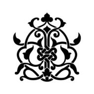 Abstract arabic tattoo