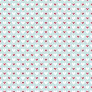 Retro abstract heart seamless pattern Vector illustration for r