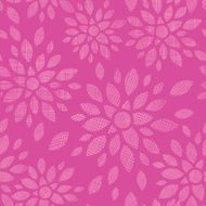 Abstract textile flowers pink seamless pattern background