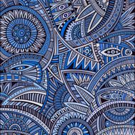 Abstract deco vector tribal ethnic background N8