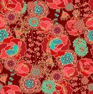 Seamless floral vector pattern N26