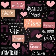 Paris retro pattern N2