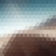 Digital triangle pixel mosaic