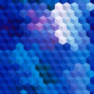 Multicolor cubic mosaic Seamless background