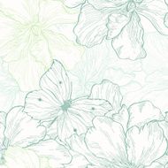 floral seamless pattern N355