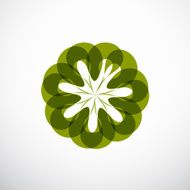 abstract green floral pattern for design
