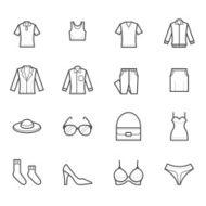 Women Clothing Icons N2