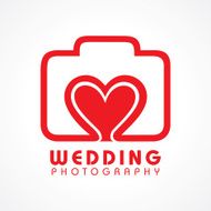 Wedding Photography Concept stock vector