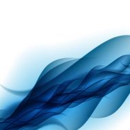blue abstract wave background N4