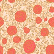 Seamless pattern of roses N11