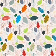 Seamless leaves pattern N3