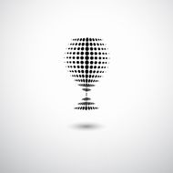 abstract black polka dots pattern for design N2