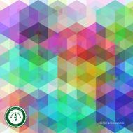 Abstract Hexagon Colorful Background Vector