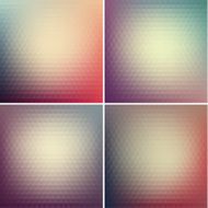 Abstract triangle backgrounds set N2