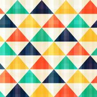 seamless colorful triangle pattern