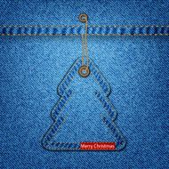 Denim Christmas tree N4