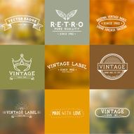 Vintage Vector Badges
