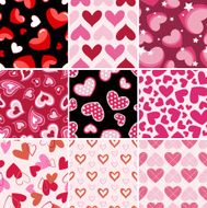 Seamless heart pattern N21