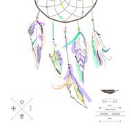 Dream catcher vector illustration N10
