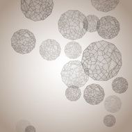 Graphic polygons background