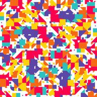 Seamless geometric vintage pattern With triangles N21