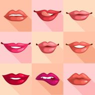 Set of lips N2