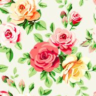 Wallpaper with flowers