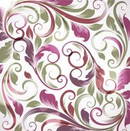 Floral Retro Background for Vintage Design N1481