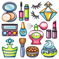 Make-up icon set Beauty series N2