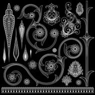 Set of decorative elements N5