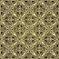 Seamless wallpaper stylized like gold or bronze grid