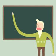 teacher pointing at something N2