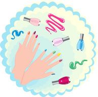beauty woman&#039;s hand