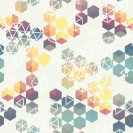 Geometric pattern of hexagon triangle N3