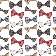 Seamless pattern with bow tie N16