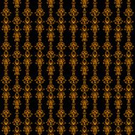 Retro seamless pattern in black and gold N2