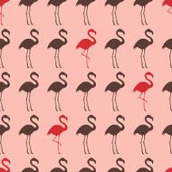 seamless flamingo bird pattern N2