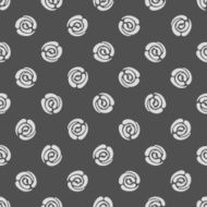Seamless pattern with polka dots (abstract roses) N5