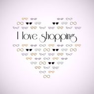 Heart from stylish fashion sunglasses N2